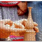Cakapuzzle Toprak Çömlek Yapan Eller Mdf 500 Parça Puzzle
