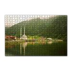 Cakapuzzle Trabzon Uzungöl Cami ve Ormanlar 120 Parça Ahşap Puzzle