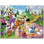 Cakapuzzle Üzüm Hasat Mickey Minnie Mouse Donald Duck Pluto 255 Parça Puzzle