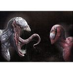 Cakapuzzle Venom ve Örümcek Adam Dijital Çizim 120 Parça Ahşap Puzzle