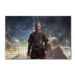 Cakapuzzle Vikingler Kayalıklar ve Bulutlu Ragnar Lodbrok 120 Parça Ahşap Puzzle