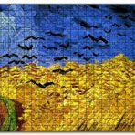Cakapuzzle Vincent Van Gogh Buğday Tarlası ve Kargalar Mdf 120 Parça Puzzle
