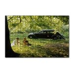 Cakapuzzle Volvo PV36 Carioca İle Bir Çiftin Piknik Keyfi 120 Parça Ahşap Puzzle