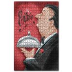 Cakapuzzle Yemek Servisi Yapan Garson Görseli Ahşap 255 Parça Puzzle