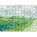 Cakapuzzle Yeşil Buğday Tarlaları Vincent Van Gogh 120 Parça Ahşap Puzzle