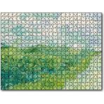 Cakapuzzle Yeşil Buğday Tarlaları Vincent Van Gogh Mdf 1000 Parça Puzzle