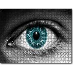 Cakapuzzle Yeşil Göz Iris Makro 255 Parça Puzzle