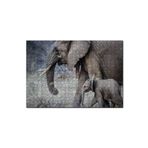 Cakapuzzle Yetişkin Fil ve Yavrusu 120 Parça Puzzle