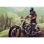 Cakapuzzle Yolda Motorcu 120 Parça Ahşap Puzzle