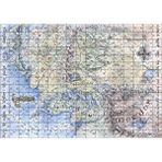 Cakapuzzle Yüzüklerin Efendisi Ortadünya Haritası 120 Parça Ahşap Puzzle