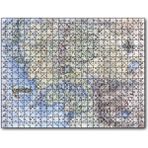 Cakapuzzle Yüzüklerin Efendisi Ortadünya Haritası 255 Parça Puzzle