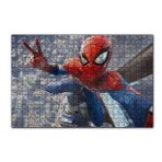 Cakapuzzle Zafer İşaretli Örümcek Adam 120 Parça Ahşap Puzzle