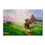 Cakapuzzle Zelda Ocarina Efsanesi Ve Koşan At Görseli 120 Parça Ahşap Puzzle