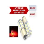 Cakar Ledli Stop Ampulu Fren Lambasi 18 Led Kirmizi Cift Duy 1016