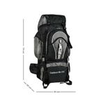CAKARD Dağcı Sırt Çantası Outdoor 95+10LT Gri, Büyük Boy, 9510, GRİ, üniseks-yetişkin