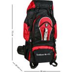 Cakard Dağcı Sırt Çantası Outdoor 95+10LT - Kırmızı
