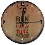 Cakasaat Atatürk Sözü Ve Resmi Dekoratif Duvar Saati
