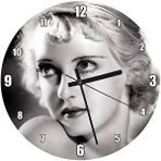 Cakasaat Bette Davis Hollywood Aktris Duvar Saati