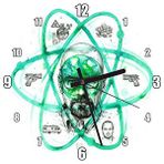 Cakasaat Breaking Bad Walter White Atom Sembolü Duvar Saati