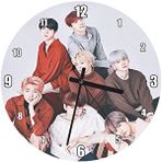 Cakasaat Bts Kore Pop Casual Kıyafetler Duvar Saati