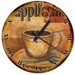 Cakasaat Cappuccino Kahve Dekoratif Duvar Saati