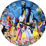 Cakasaat Disney Masal Kahramanları Bir Arada Duvar Saati