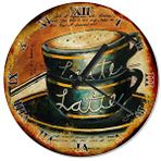 Cakasaat Double Latte Dekoratif Duvar Saati