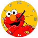 Cakasaat Elmo The Muppets Akarlı Duvar Saati