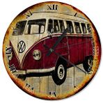 Cakasaat Eski Zeminde 70 Model Volkswagen Minibüs Duvar Saati