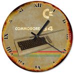 Cakasaat Eskimiş Zeminde Commodore 64 Duvar Saati