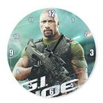 Cakasaat Gi Joe The Rock Duvar Saati