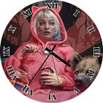 Cakasaat Harley Quinn Sırtlan Yırtıcı Kuş Duvar Saati