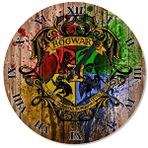 Cakasaat Harry Potter Hogwarts Baskılı Duvar Saati