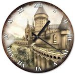Cakasaat Hogwarts Kalesi Özel Tasarım Duvar Saati