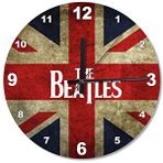 Cakasaat İngiliz Bayrak The Beatles Ahşap Duvar Saati