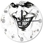 Cakasaat Joker Yüzü Ahşap Duvar Saati