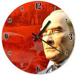 Cakasaat Kırmızı Bayrak Atatürk Savaş Meydanı Duvar Saati