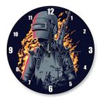 Cakasaat Pubg Oyuncu İllüstrasyon Duvar Saati