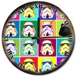 Cakasaat Sanat Star Wars Pop Akarlı Duvar Saati