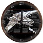 Cakasaat Star Wars Naboo Cruiser Savaş Gemisi Dekoratif Duvar Saati