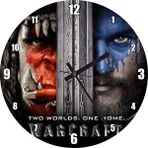 Cakasaat Warcraft İki Dünya Bir Ev Afişi Duvar Saati Çok Renkli