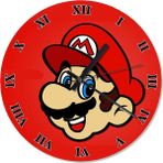 Cakasepetim süper mario Sessiz Duvar Saati - 30 x 30 cm
