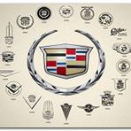 Cakatablo Ahşap Tablo 1902'den Bugüne Cadillac Logoları
