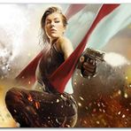 Cakatablo Ahşap Tablo Alice Resident Evil 2020 Oyunu