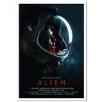 Cakatablo Ahşap Tablo Alien Afiş Görseli