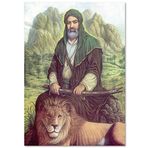 Cakatablo Ahşap Tablo Allahın Aslanı Hz. Ali ve Zülfikar