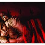 Cakatablo Ahşap Tablo Annabelle ve Uyuyan Kız
