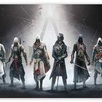 Cakatablo Ahşap Tablo Assassins Creed Karakterler ve Kutsal Işık