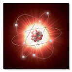 Cakatablo Ahşap Tablo Atomic Model Işıklı
