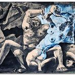 Cakatablo Ahşap Tablo Bacchanale, 1955 by Pablo Picasso